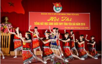 Hội thi tiếng hát học sinh khối THPT tỉnh Yên Bái năm 2016
